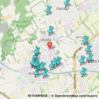 Mappa Via della Meccanica, 20020 Arconate MI, Italia (1.2185)