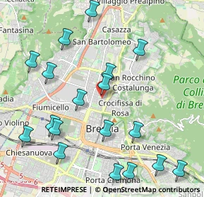 Mappa Via Francesco Rismondo, 25128 Brescia BS, Italia (2.44444)