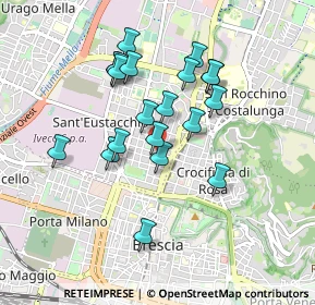 Mappa Via Francesco Rismondo, 25128 Brescia BS, Italia (0.7775)