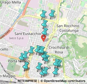 Mappa Via Francesco Rismondo, 25128 Brescia BS, Italia (1.0955)