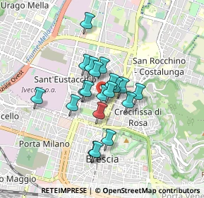 Mappa Via Francesco Rismondo, 25128 Brescia BS, Italia (0.5925)