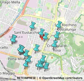 Mappa Via Francesco Rismondo, 25128 Brescia BS, Italia (1.0385)