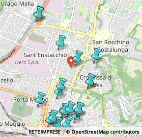 Mappa Via Francesco Rismondo, 25128 Brescia BS, Italia (1.2195)