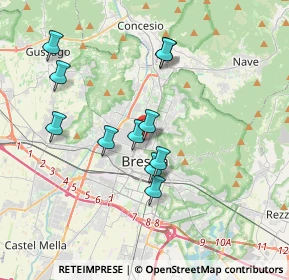 Mappa Via Francesco Rismondo, 25128 Brescia BS, Italia (3.30091)