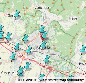 Mappa Via Francesco Rismondo, 25128 Brescia BS, Italia (5.9835)