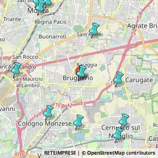 Mappa Via Tre Re, 20861 Brugherio MB, Italia (3.07214)
