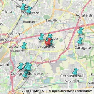 Mappa Via Tre Re, 20047 Brugherio MB, Italia (2.35588)