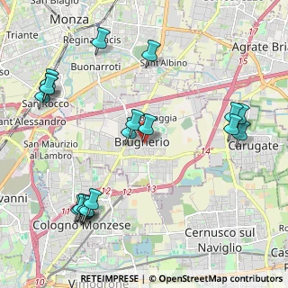 Mappa Via Tre Re, 20861 Brugherio MB, Italia (2.544)