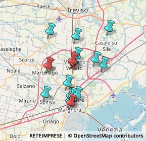 Mappa Via Filippo Corridoni, 31021 Mogliano Veneto TV, Italia (5.90588)