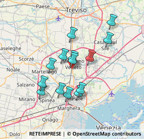 Mappa Via Filippo Corridoni, 31021 Mogliano Veneto TV, Italia (5.97929)