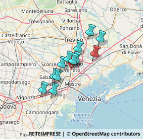Mappa Via Filippo Corridoni, 31021 Mogliano Veneto TV, Italia (9.06)