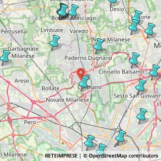 Mappa Via Gabriele D'Annunzio, 20032 Cormano MI, Italia (6.7215)