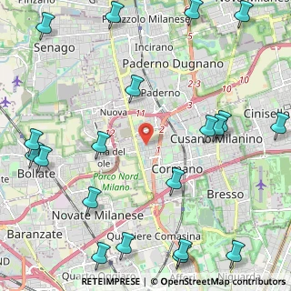 Mappa Via Gabriele D'Annunzio, 20032 Cormano MI, Italia (3.1205)