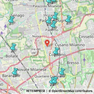 Mappa Via Gabriele D'Annunzio, 20032 Cormano MI, Italia (3.10643)