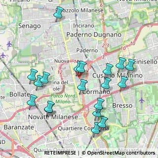 Mappa Via Gabriele D'Annunzio, 20032 Cormano MI, Italia (2.215)