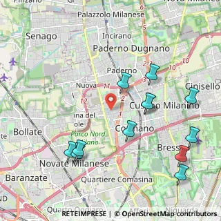 Mappa Via Gabriele D'Annunzio, 20032 Cormano MI, Italia (2.3225)