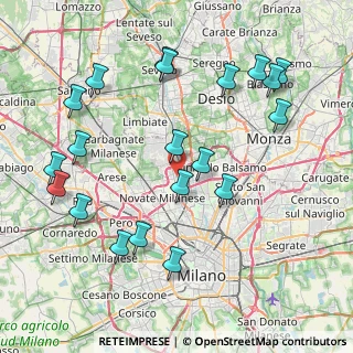 Mappa Via Gabriele D'Annunzio, 20032 Cormano MI, Italia (9.109)