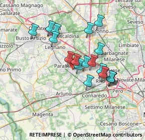 Mappa Via Quarto, 20014 Nerviano MI, Italia (6.238)