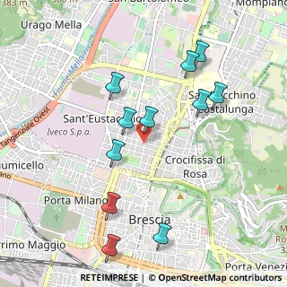 Mappa Via Campo di Marte, 25128 Brescia BS, Italia (1.01909)