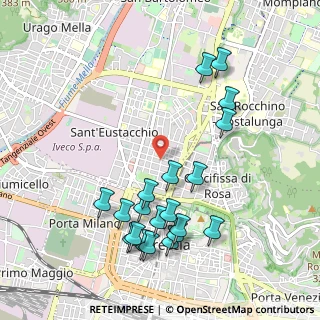 Mappa Via Campo di Marte, 25128 Brescia BS, Italia (1.0835)