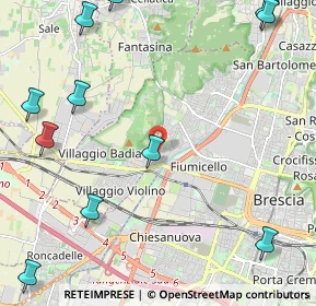 Mappa Via Gianbattista Pagani, 25127 Brescia BS, Italia (3.16)