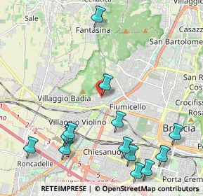Mappa Via Gianbattista Pagani, 25127 Brescia BS, Italia (2.64385)