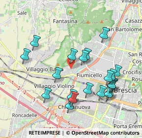 Mappa Via Gianbattista Pagani, 25127 Brescia BS, Italia (1.9925)