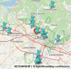 Mappa Via Gianbattista Pagani, 25127 Brescia BS, Italia (8.78692)