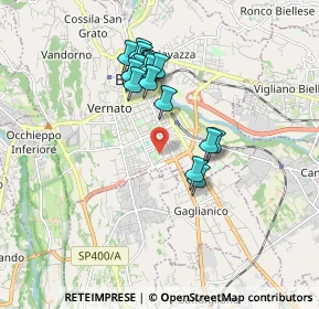 Mappa Via Pietro Torrione, 13900 Biella BI, Italia (1.5825)