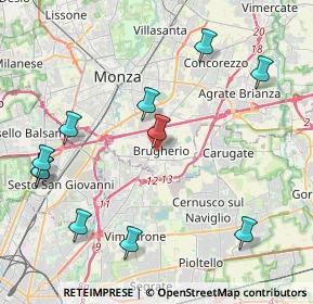 Mappa Via Fabio Filzi, 20047 Brugherio MB, Italia (4.87)