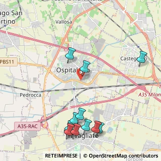 Mappa Via G. Zanardelli, 25035 Ospitaletto BS, Italia (2.60667)