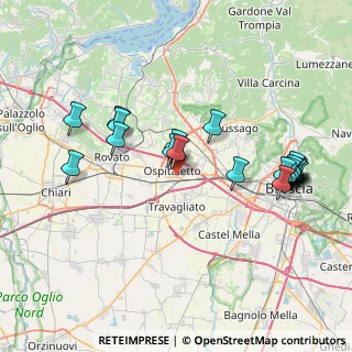 Mappa Via G. Zanardelli, 25035 Ospitaletto BS, Italia (8.1635)