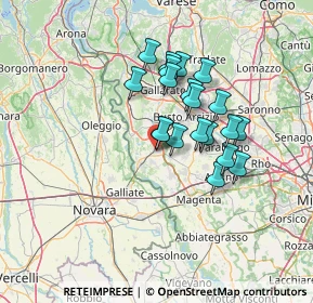 Mappa Via Dr. Enrico Acerbi, 20022 Castano Primo MI, Italia (10.7495)
