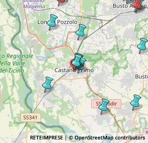 Mappa Via Dr. Enrico Acerbi, 20022 Castano Primo MI, Italia (5.8775)