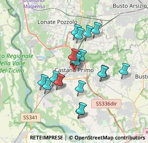Mappa Via Dr. Enrico Acerbi, 20022 Castano Primo MI, Italia (2.7985)