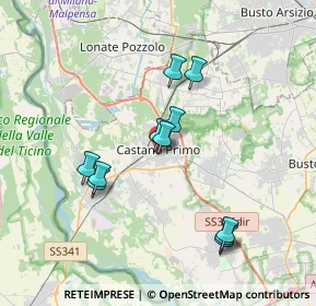 Mappa Via Dr. Enrico Acerbi, 20022 Castano Primo MI, Italia (3.35273)