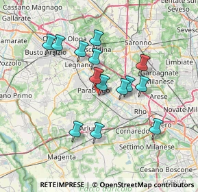 Mappa Via Gaudenzio Ferrari, 20014 Nerviano MI, Italia (6.12357)