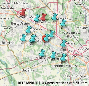 Mappa Via Gaudenzio Ferrari, 20014 Nerviano MI, Italia (6.56375)