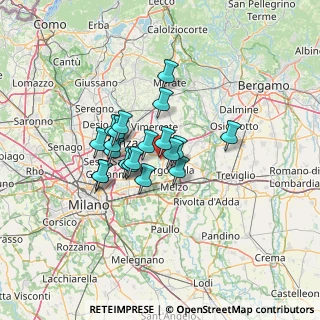 Mappa , 20060 Pessano Con Bornago MI, Italia (9.261)