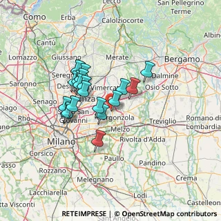Mappa , 20060 Pessano Con Bornago MI, Italia (10.871)
