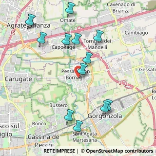 Mappa , 20060 Pessano Con Bornago MI, Italia (2.36846)