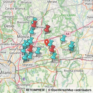 Mappa , 20060 Pessano Con Bornago MI, Italia (6.999)