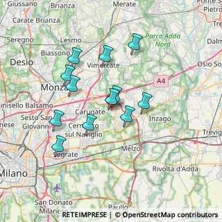 Mappa , 20060 Pessano Con Bornago MI, Italia (6.22917)
