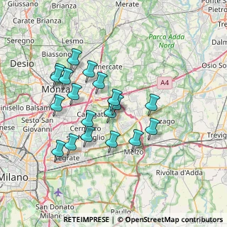 Mappa , 20060 Pessano Con Bornago MI, Italia (6.48526)