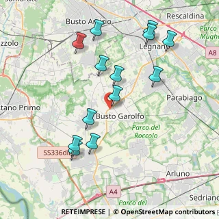 Mappa Via Europa, 20020 Busto Garolfo MI, Italia (4.08)