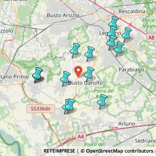 Mappa Via Europa, 20020 Busto Garolfo MI, Italia (4.086)