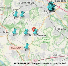 Mappa Via Europa, 20020 Busto Garolfo MI, Italia (5.32895)