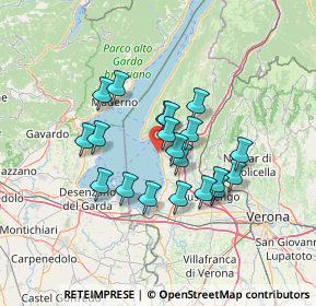 Mappa Riva Cornicello, 37011 Bardolino VR, Italia (10.779)