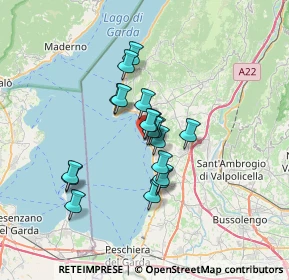Mappa Riva Cornicello, 37011 Bardolino VR, Italia (4.96333)