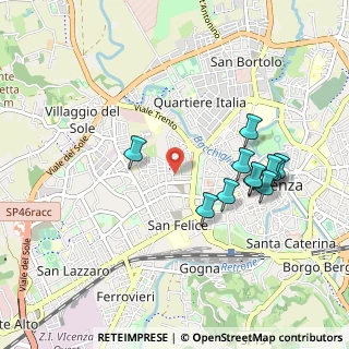 Mappa Studio Medico Jodice, 36100 Vicenza VI, Italia (0.93273)